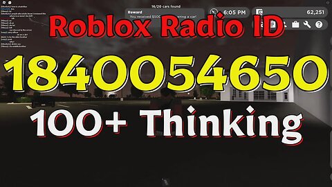 Thinking Roblox Radio Codes/IDs