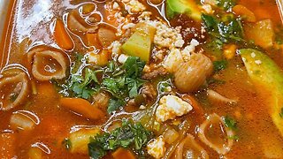 Cómo Hacer Sopa De Conchitas Con Carne Verduras Nutritiva y Con Mucho Sabor.