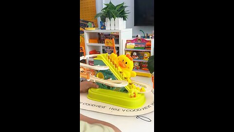 duck stairs and slide #toy duck slide