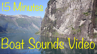 Take The Most Relaxing Break With 15 Minutes Of Boat Sounds Vid