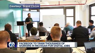 Facebook to train thousands of workers in Michigan for tech jobs