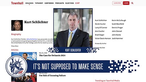 Kurt Schlichter | It's Not Supposed To Make Sense | Liberty Station Ep 164