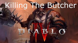 Diablo 4 Butcher Kill! Intense Battle!