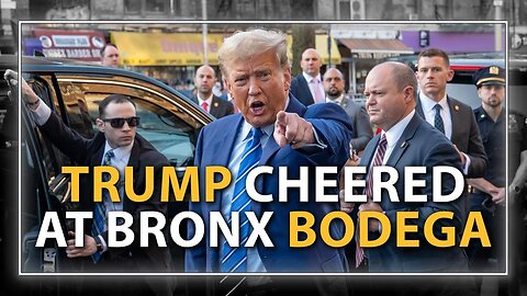 Trump Cheered At Bronx Bodega As Biden Hides In The Basement