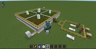 Minecraft Bedrock 1.20+ Crop farm Build and Demo