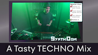 Mixing a Tasty Techno Recipe Live