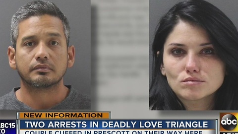 Two arrested after love triangle murder in north Phoenix