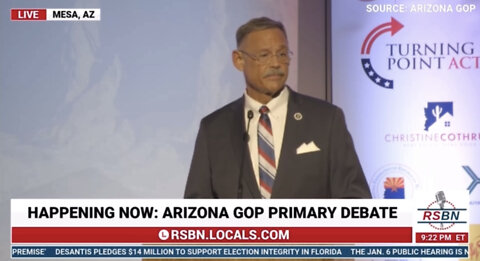 WATCH: Trump-Endorsed AZ Secretary of State Candidate Mark Finchem At AZGOP Debate - Vows To Immediately End Participation In Electronic Registration Information Center (ERIC)