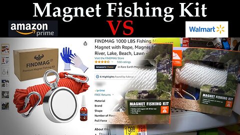 Magnet Fishing: Walmart vs Amazon Comparison