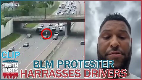 BLM Protestor Blocks Traffic in Minneapolis