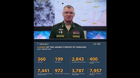 ️07.01.23 - Russian Defence Ministry report on the progress of the DeNAZIfication of Ukraine