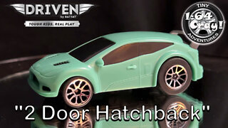 "2 Door Hatchback" in Turquoise- Model by Battat