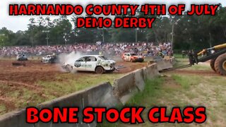 HERNANDO COUNTY 4TH OF JULY DEMO DERBY - BONE STOCK CLASS