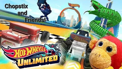 Chopstix and Friends! Hot Wheels unlimited: the 8th race with BONUS TRACKS! #hotwheels #gaming