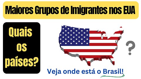 Quais os países que mais imigram para os Estados Unidos? Veja a posição do Brasil!