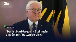 "Das ist Nazi-Jargon" – Steinmeier empört mit “Ratten-Vergleich“