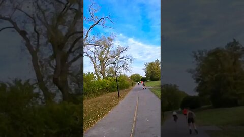 busy evening on the Erie Canal #bikecommute #trails #timelapse