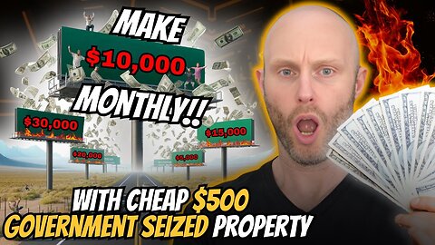 Make 10k Month With Cheap $500 Government Seized Property!