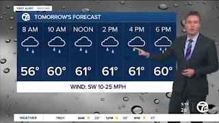 Metro Detroit Forecast: Chilly Tuesday; then rising temperatures overnight