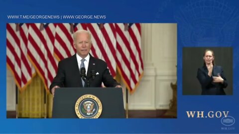 YOUTUBE TV: 4:00PM ET Biden to give remarks on Afghanistan