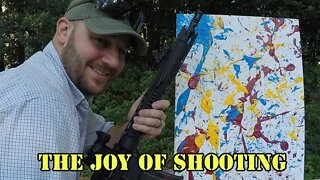 If Bob Ross painted with guns...