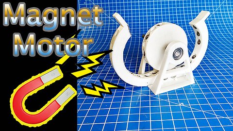 3D printed magnet motor. Surprising results!