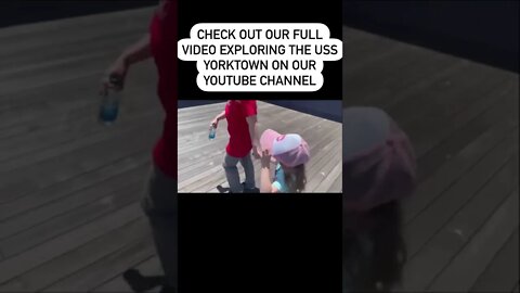 Exploring USS Yorktown 👉🏼 full video: https://bit.ly/3yROvkT #shorts #wanderingpilgrims