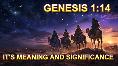 Genesis 1:14 — It's Meaning and Significance