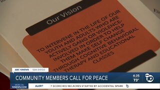 Community members call for peace