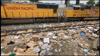 The Aftermath of Looted Trains In California