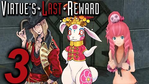 HOW MANY RABBIT PUNS? | Zero Escape: Virtue's Last Reward - Part 3