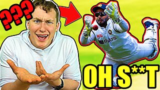 AMERICAN REACTS TO CRICKET DROPPED CATCHES (hilarious...)