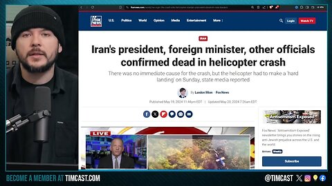 Iran's President Raisi DIES In Helicopter Crash, World War 3 Fear Grows As Israel DENIES Involvement