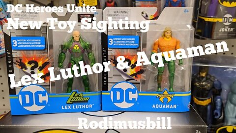 Spin Master AQUAMAN & LEX LUTHOR DC Heroes Unite Figures at Target *New Toy Sighting"