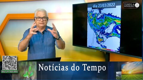 Previsão do tempo com chuvas generalizadas e queda na temperatura