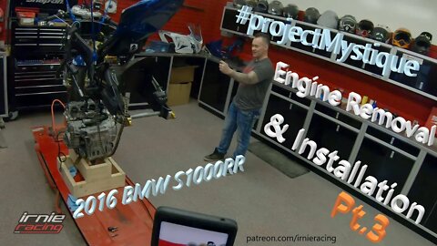 S1000RR Engine Removal & Installation Series Pt.3 #projectMystique