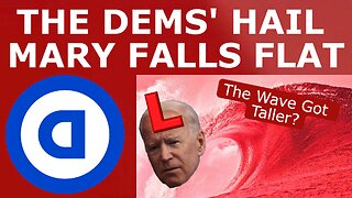 THE BRANDON BACKFIRE! - Biden Gives Speech to Save Dems, the Red Wave INCREASES Instead
