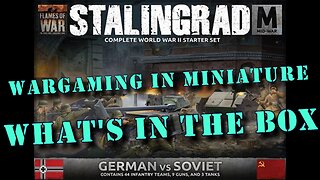 🔴 What's in the Box ☺ Flames of War 15mm WW2 Stalingrad German vs Soviet Starter