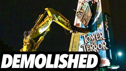 Disney Demolished Iconic Tower of Terror Billboard