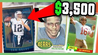 RARE FOOTBALL CARDS WORTH MONEY - VALUABLE CARDS TO LOOK FOR!!