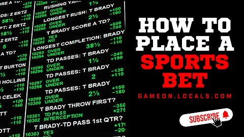 How to place a bet when new to sports gambling