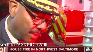 Man found dead after house fire in Baltimore