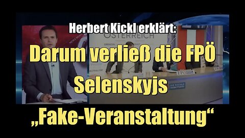 🟥 Herbert Kickl erklärt: Darum verließ die FPÖ Selenskyjs „Fake-Veranstaltung“ (30.03.2023)