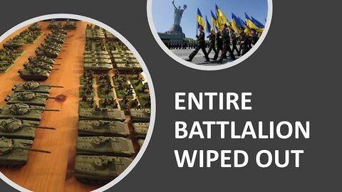 UKRAINE WAR : RUSSIAN ARTILLARY DESTROYED A WHOLE BATTLALION IN SECONDS
