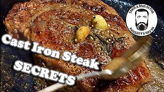 How to Make Perfectly Cooked Cast Iron Steak 🥩 Cooking Steak | Cast Iron Cooking | Butter Basted