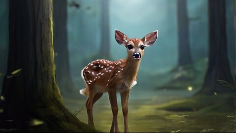 Whispers in the Moonlit Forest: A Tale of a Lost Fawn's Unyielding Love and Reunion (Part 2)