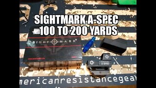 Sightmark A-Spec 100 To 200 Yards