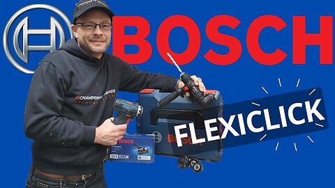 Unboxing the Bosch Cordless Drill Driver FlexiClick 5-in-1 inc Demo & SDS Attachment