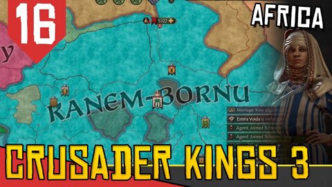 Conquista do SAHARA - Crusader Kings III Daura #16 [Gameplay PT-BR]