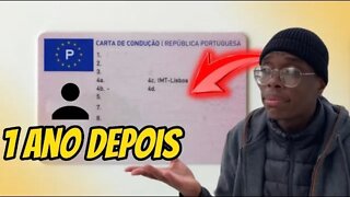 MINHA CARTA DE CONDUÇÃO PORTUGUESA CHEGOU